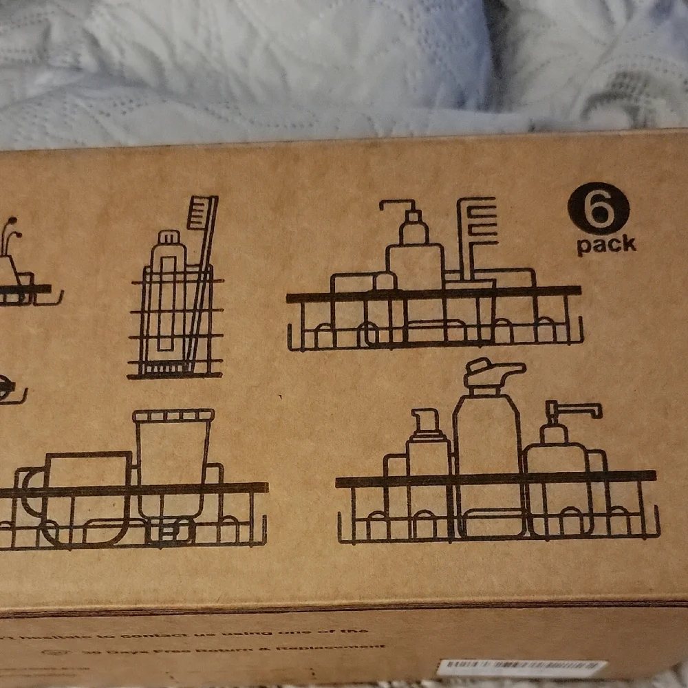 Black Shower Caddy Set